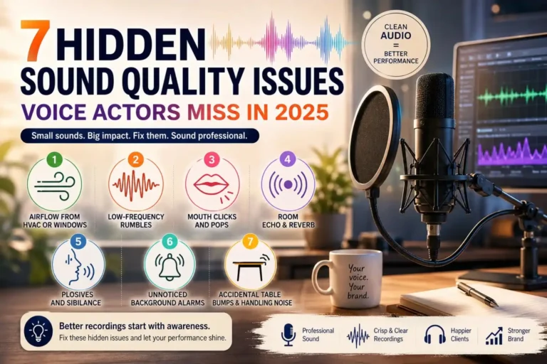 hidden sound quality issues with professional microphone and acoustic foam panels