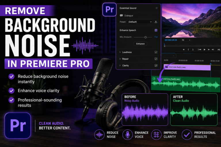 remove background noise in premiere pro