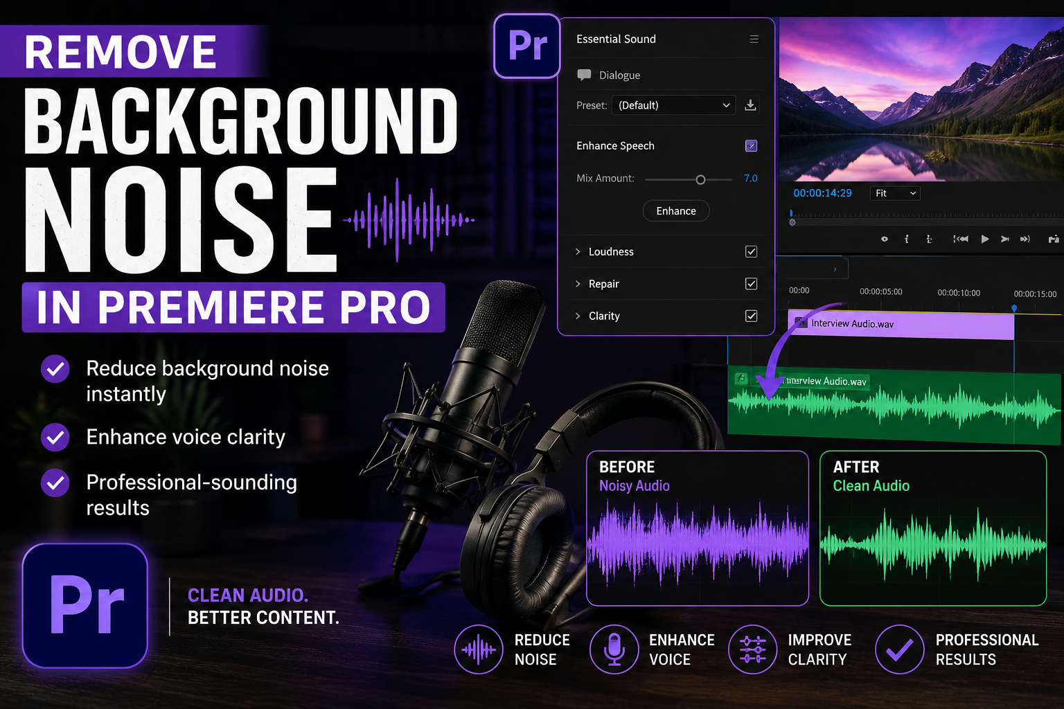 remove background noise in premiere pro